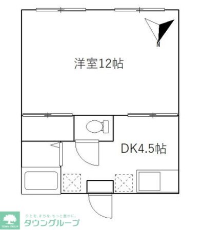 ハイツセキスイA棟の物件間取画像